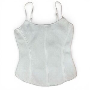 Babaton Sculpt Knit Moma Tank Small, From Aritzia, Light Gray, Bustier/Corset